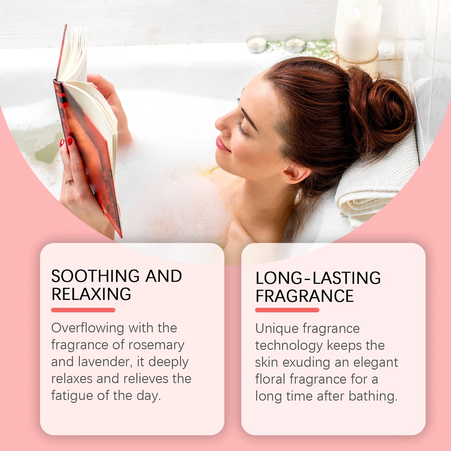 6pcs Fragrance Bath Bombs Nourish Moisturizing Skin Stress Relief