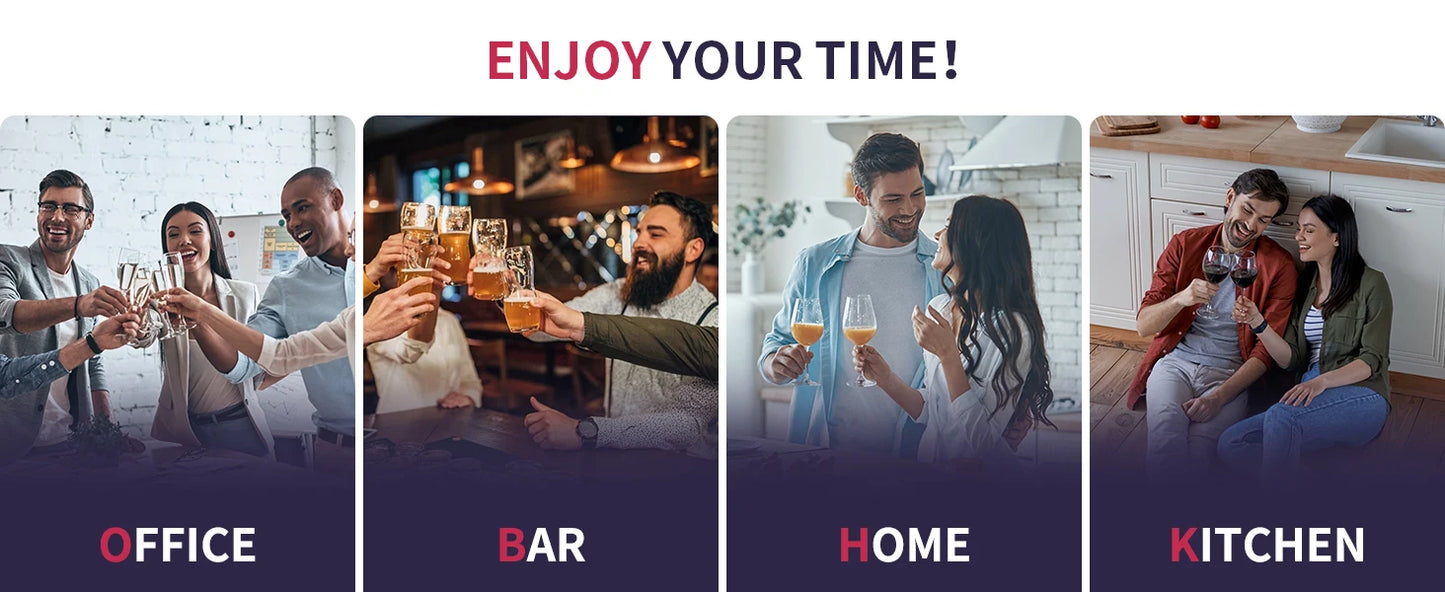 Mini Fridge 1.3 cu ft. 48 Can Beverage Refrigerator Cooler for Beer Drinks Wines Beverage Fridge with Adjustable Shelves