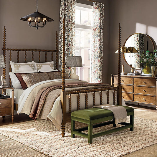 Hand-Woven Natural Wool Area Rug 2' x 3'