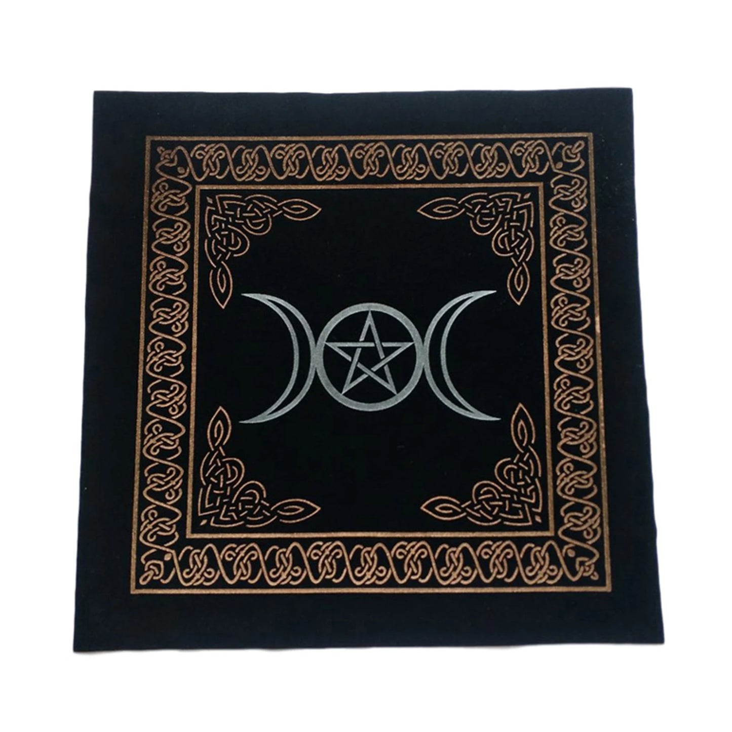50X50cm Constellations Tarot Card Tablecloth Velvet Divination Altar Cloth Board Games Oracle Card Pad Runes Witchcraft Supplies
