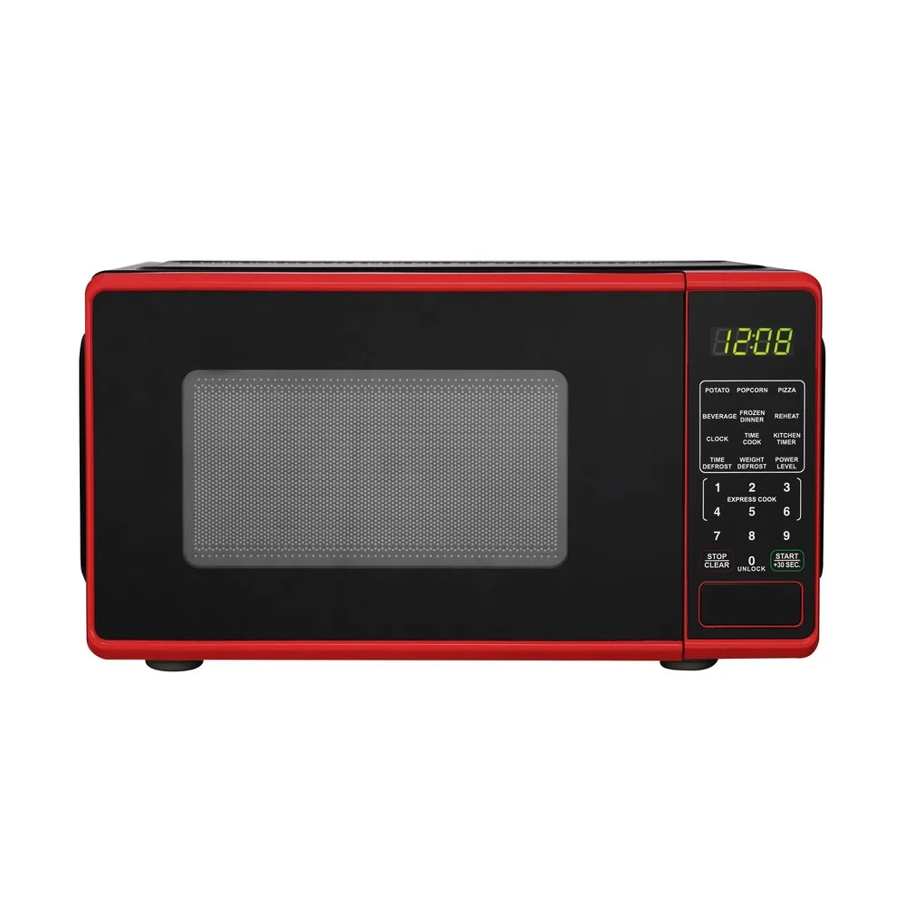 Compact 0.7 Cu ft Countertop Microwave Oven 700 Watts