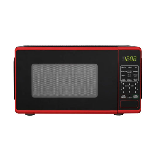 Compact 0.7 Cu ft Countertop Microwave Oven 700 Watts