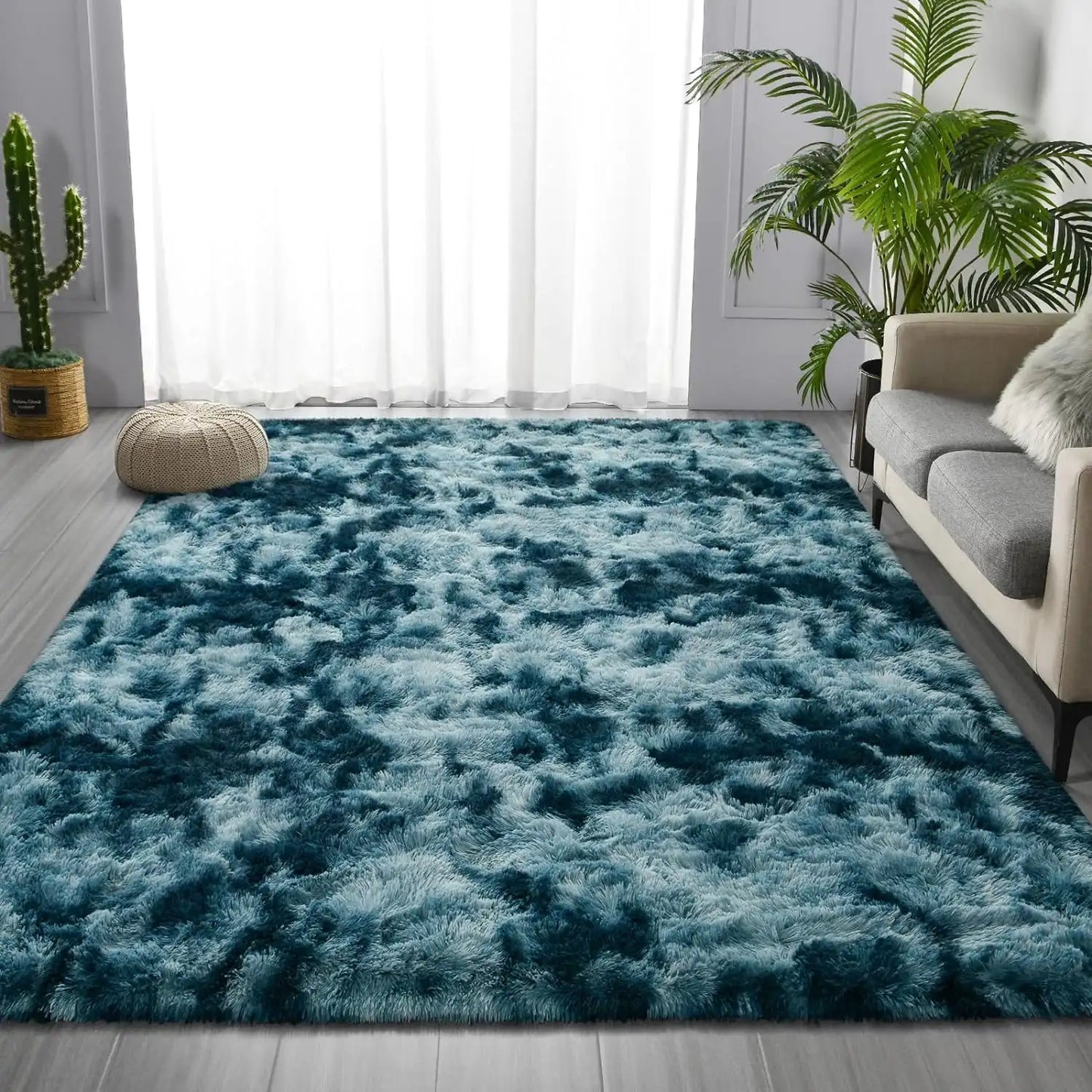 Super Soft Plush Tie Dye Velvet  For Living Room Bedroom Kids Room