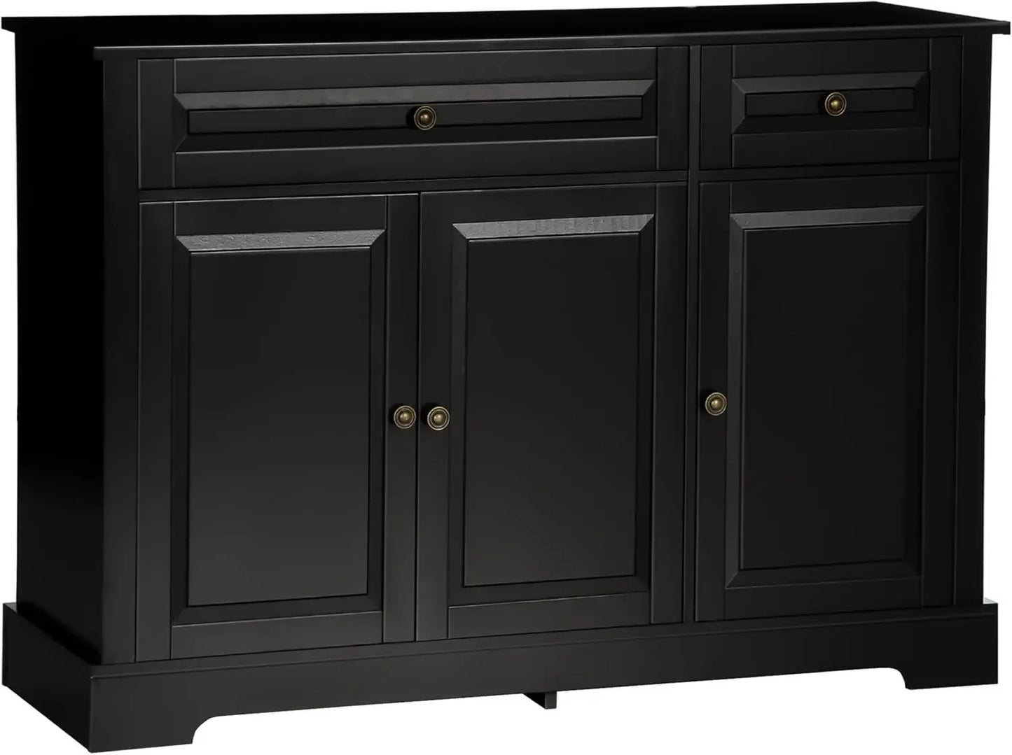 "Sideboard Buffet Cabinet, Modern Design with 2 Drawers & Adjustable Shelves – Coffee Bar Storage for Kitchen or Dining Room"