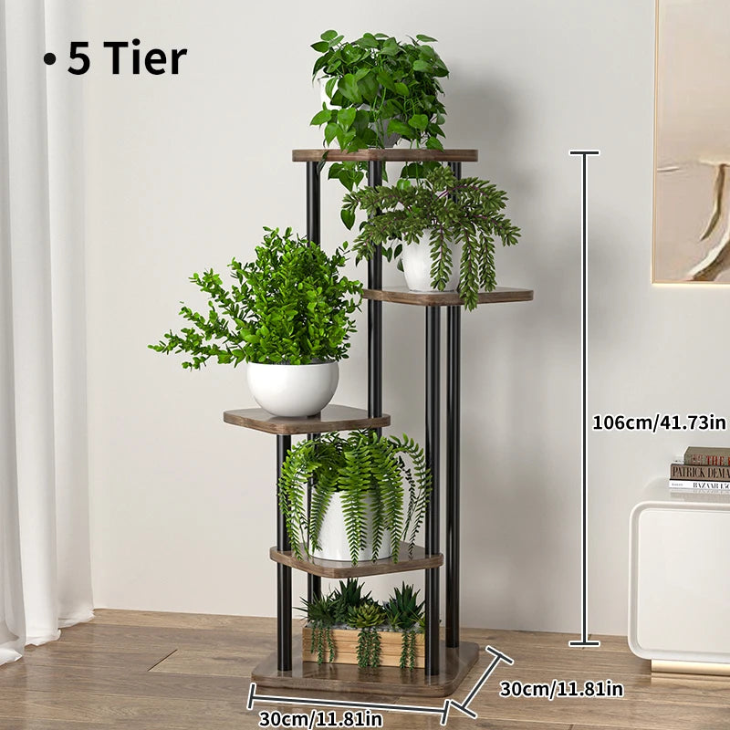 Plant Stand and Flower Stand Storage Shelf 4/5/6 Tier Flower Shelf Planter Rack