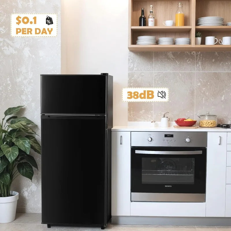 4.5 Cu. Ft Mini Fridge with Freezer