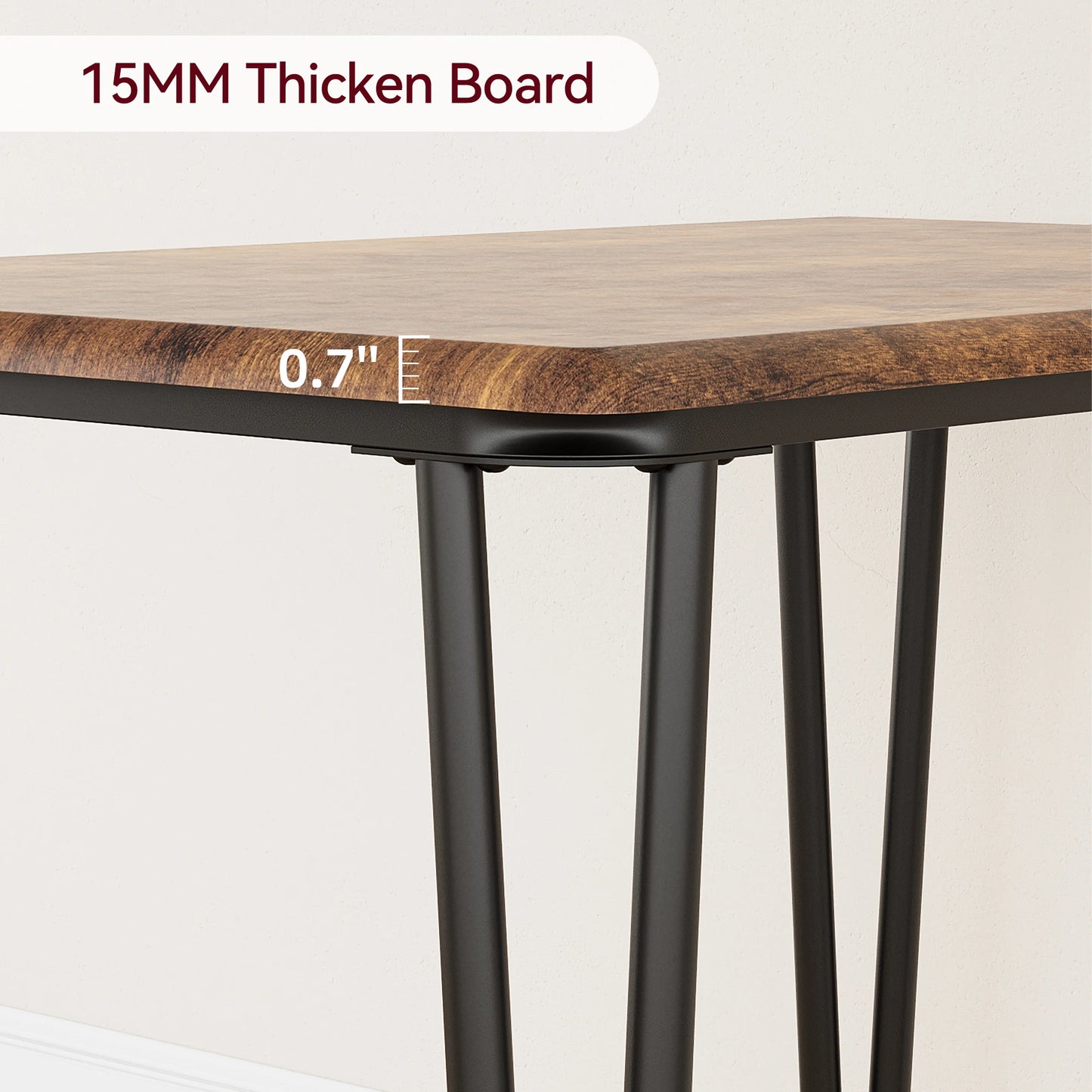 Small Dining Table Sets for 2 with Upholstered Chairs