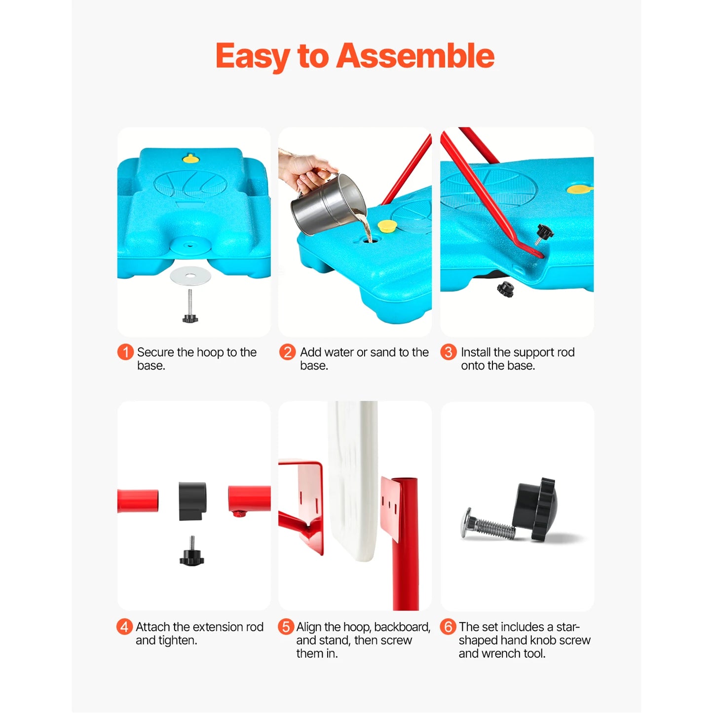 Toddler Adjustable Basketball Hoop