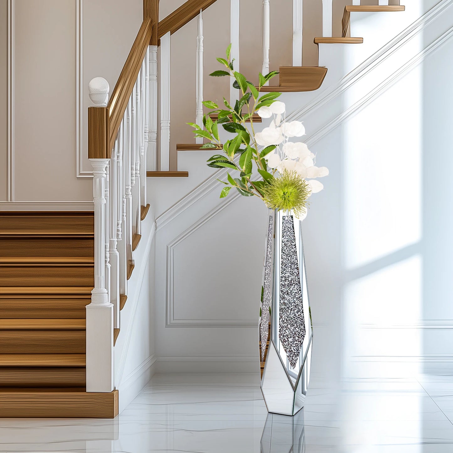 Tall Floor Mirror Vase