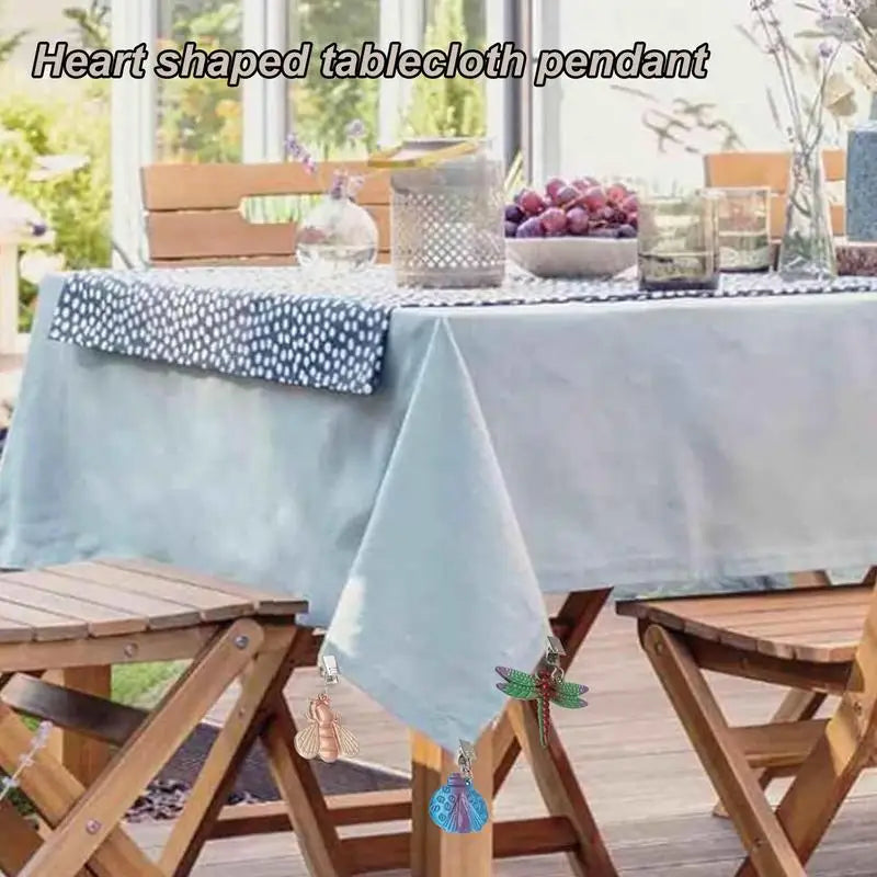 Tablecloth Weights Clip On 4X Tablecloth Clip On Weights, For  Outdoor Dining Table