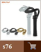 Bathroom Deck Mounted Basin Faucet Black Sink Tap Single Hole Water Tap Hot and Cold Mixer Faucet