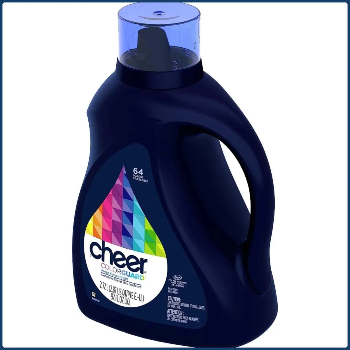 Liquid Laundry Detergent 64 Loads 92oz - Concentrated Fresh Scent, All-Temp Clean