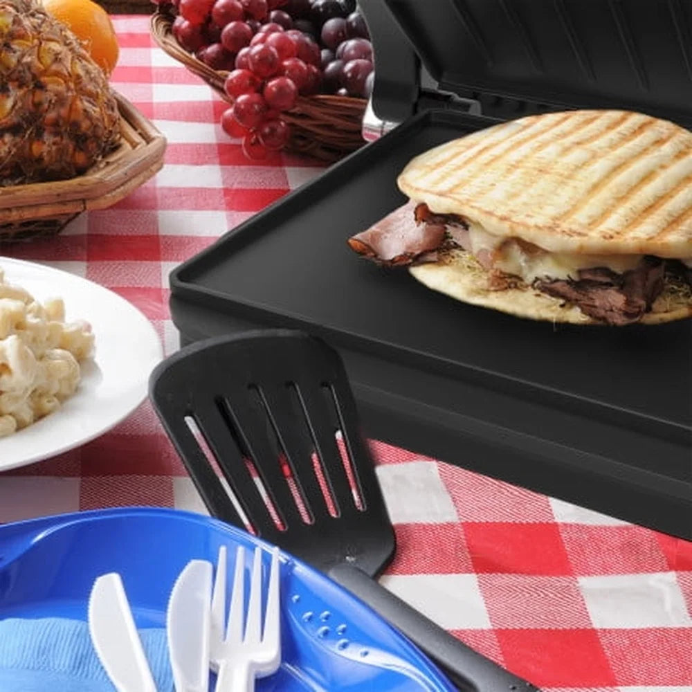 Indoor Electric Panini Press Grill Sandwich Maker