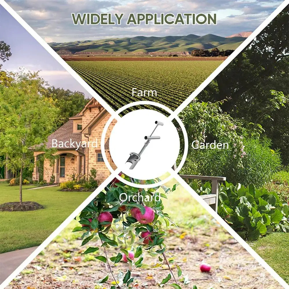 Plant Bulb Planter Tool Plant And Fruit Tree Seedling Transplanter Carbon Steel Seed Planting Tool Soil Sampler Lawn Aerator 