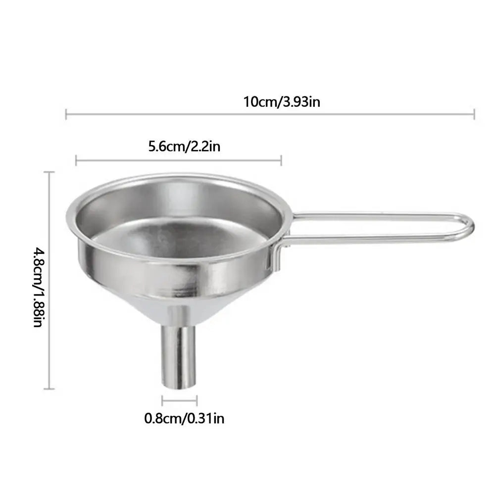 Mini Funnel Stainless Steel Wine Funnel Small Mouth Fill Hip Flask