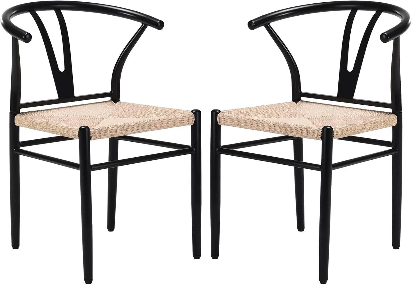 Mid Century Modern Metal Wishbone Dining Room Chairs Set of 2 4 for Your Kitchen