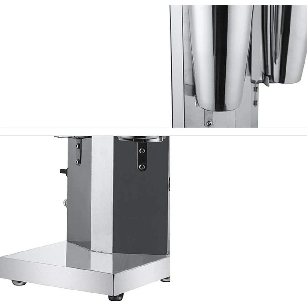 Commercial Electric Milkshake Maker Stainless Steel Milk Shake Machine Cocktail Tea Drink Mixer Smoothie Malt Blender