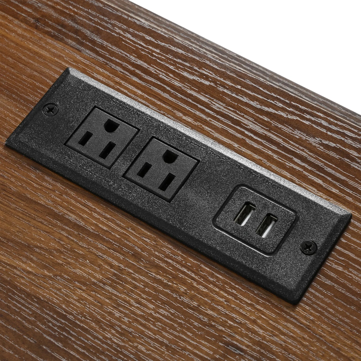 54.5" Farmhouse Kitchen Island with Power Outlet, Kitchen Storage Island  with Internal Storage Rack, Drop Leaf, Spice Rack