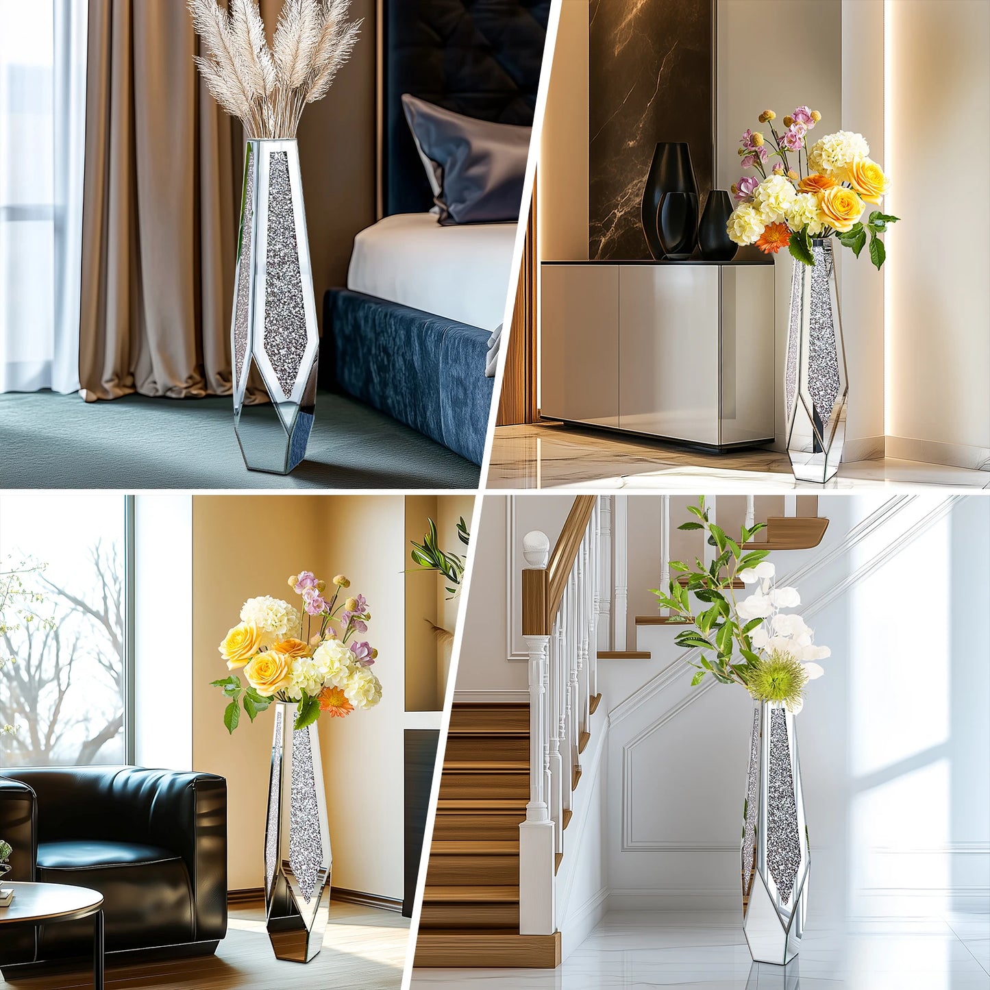 Tall Floor Mirror Vase