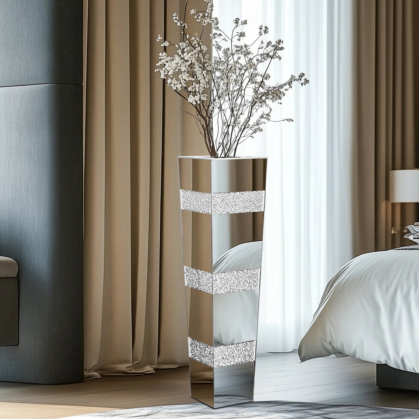 Tall Floor Mirror Vase