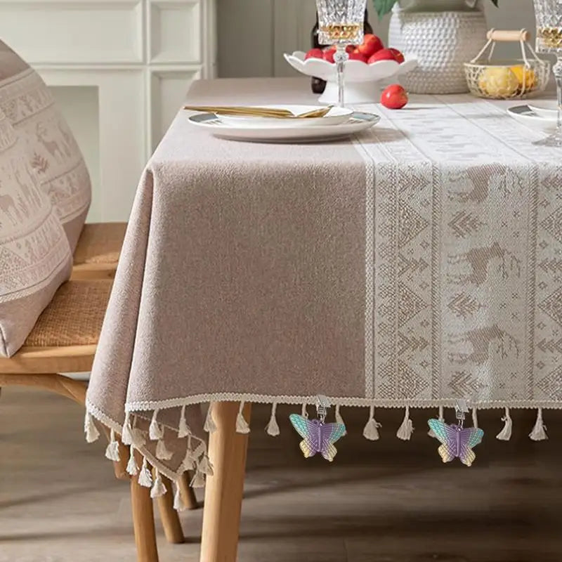 Tablecloth Weights Clip On 4X Tablecloth Clip On Weights, For  Outdoor Dining Table