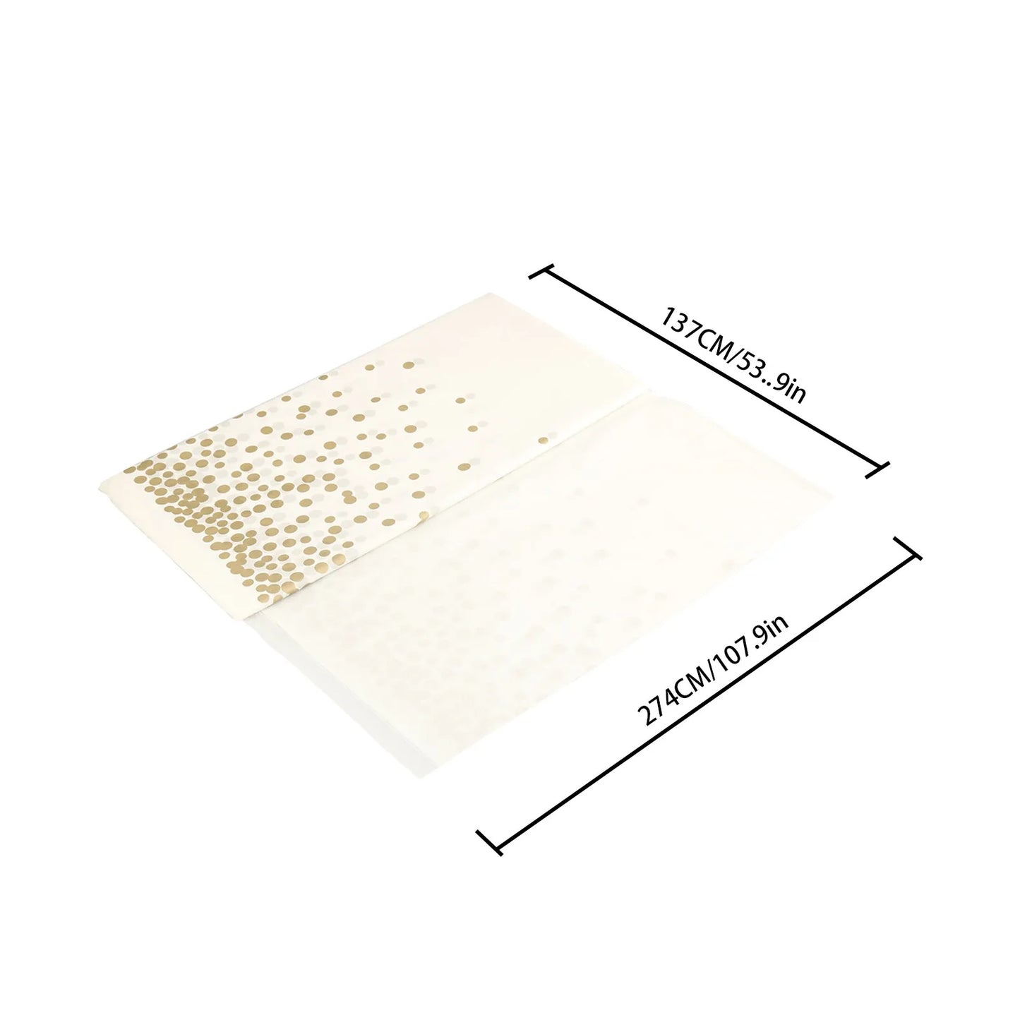 Gold Disposable Tablecloths Plastic