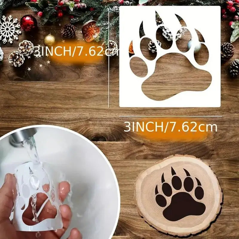 New Creative Animal Stencils For Crafts Reusable Painting Template Jungle Animal Template Easy To Use Painting Supplies Gifts