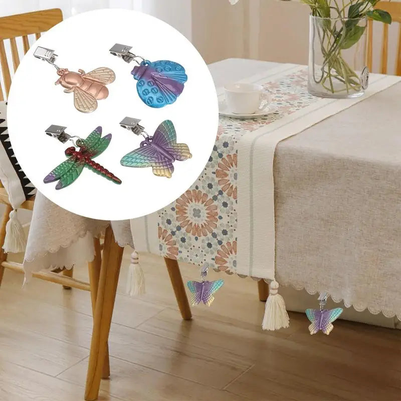 Tablecloth Weights Clip On 4X Tablecloth Clip On Weights, For  Outdoor Dining Table