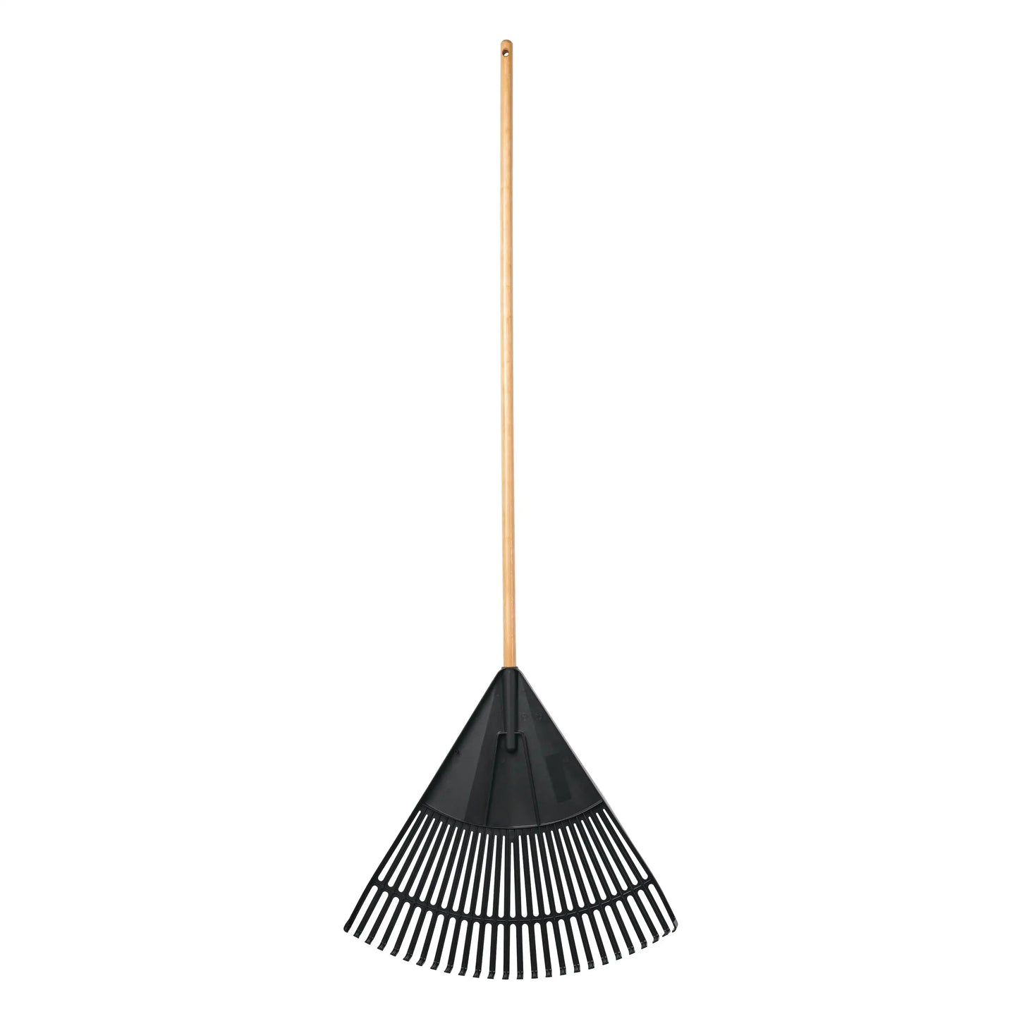 24-inch Wood and Poly Leaf Rake