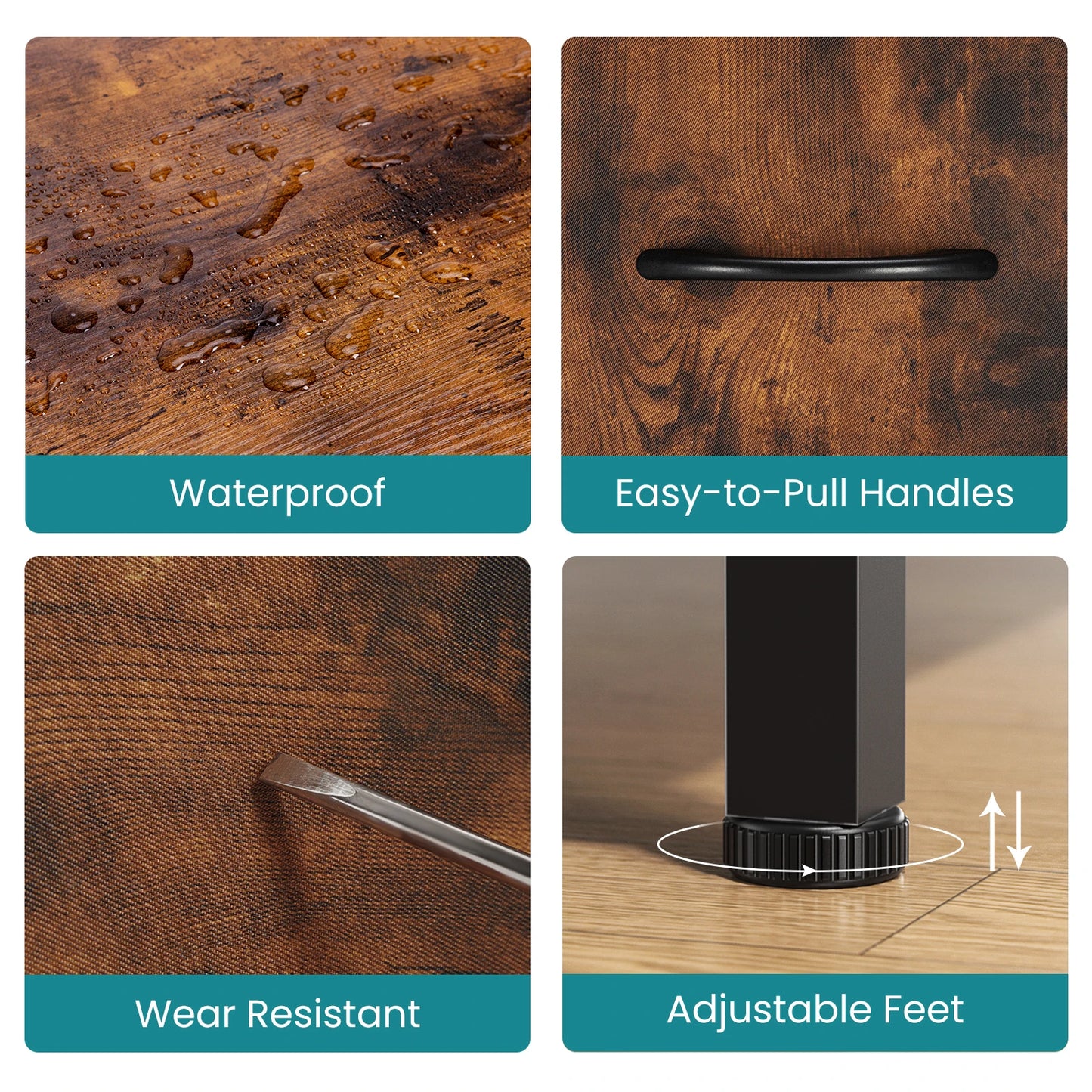 Dresser For Bedroom With 7 Fabric Drawers Organizer Storage Closet