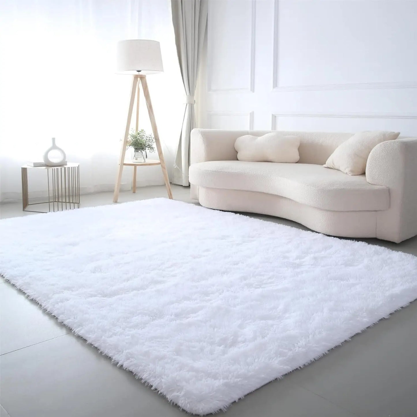 Fluffy  Area Rugs for Living Room Soft Kids Carpet Non Slip
