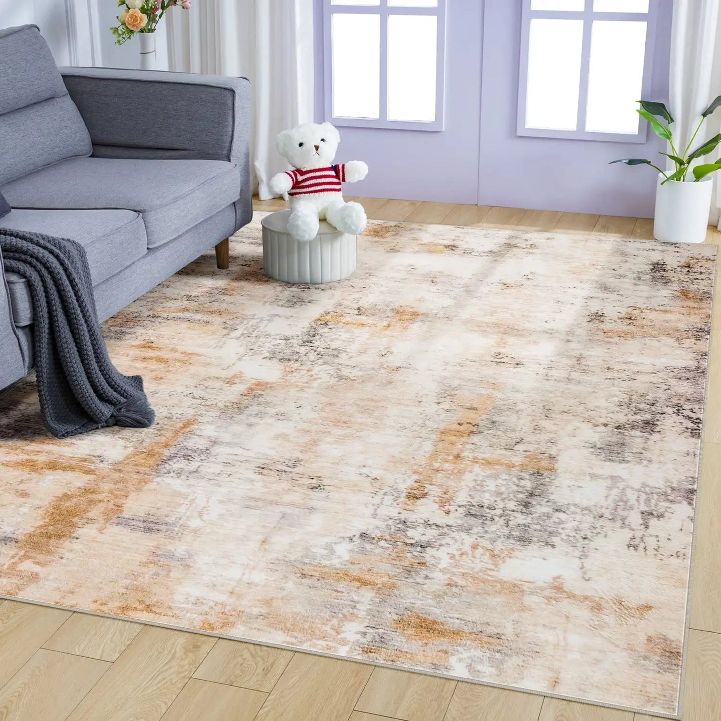 Modern Abstract Large Size Area Rug