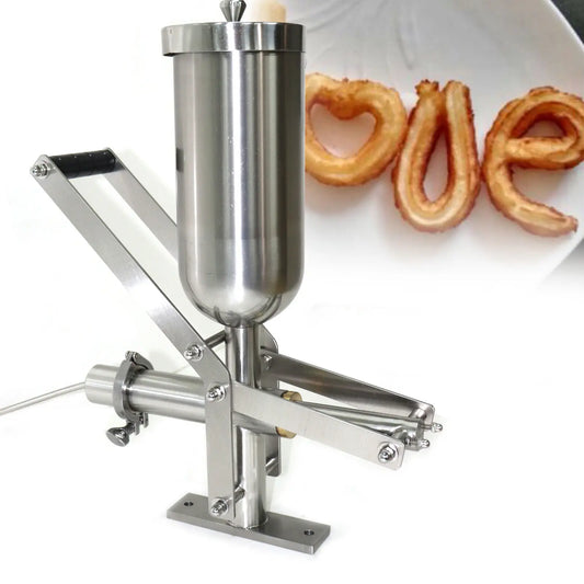 5L Manual Churrera Latin Fruit Donut Filler Churros Filling Machine Waffle Maker Stainless Steel Commercial Home Use