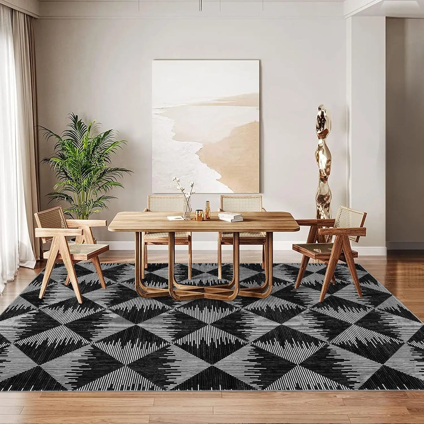 Area Rugs Modern  Living Room