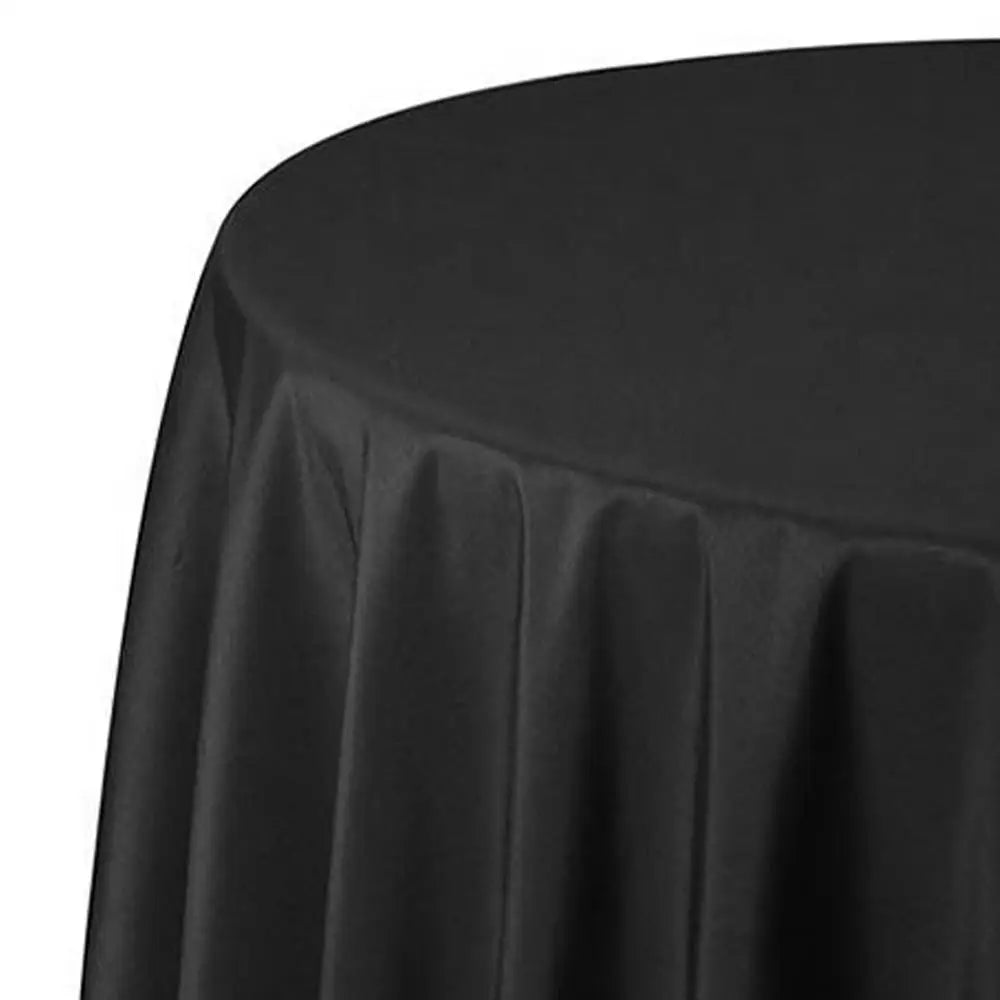 Cloth Tablecloths Round 63-Inch Polyester Table Linens Stain Resistant