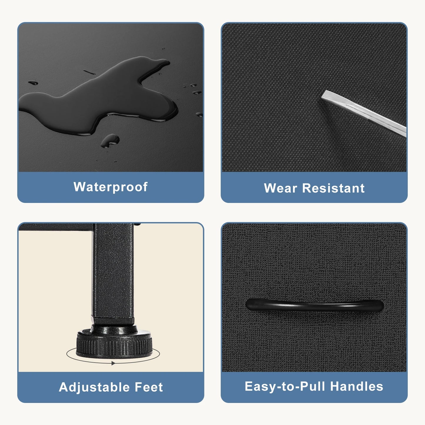 Dresser For Bedroom With 7 Fabric Drawers Organizer Storage Closet