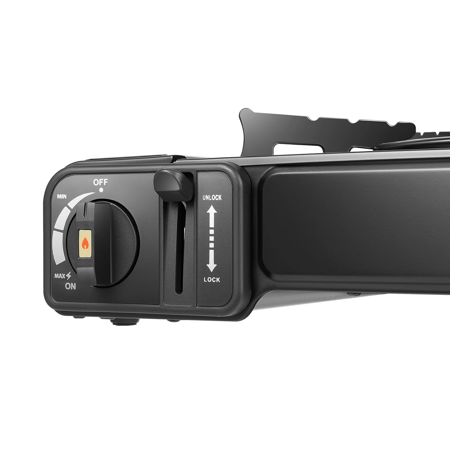 2in1 2-Burner Portable Camping Stove, Butane Camping Stove Kit w/Baking Pan and Carrying Case, Auto Ignition Camping Burner LPG