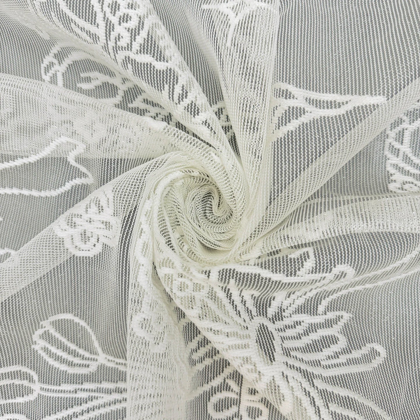 New French Tulip Bouquet Lace Tablecloth, Coffee Table, Bedside Table Cover, Plain White Three-Dimensional Table Runner