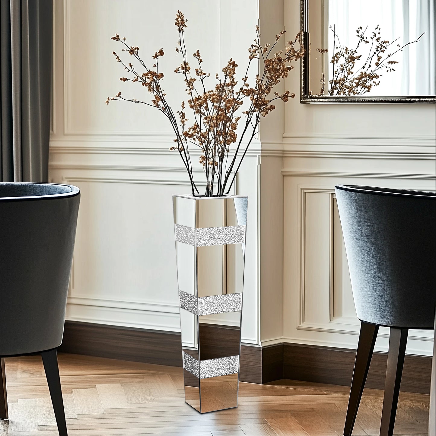 Tall Floor Mirror Vase