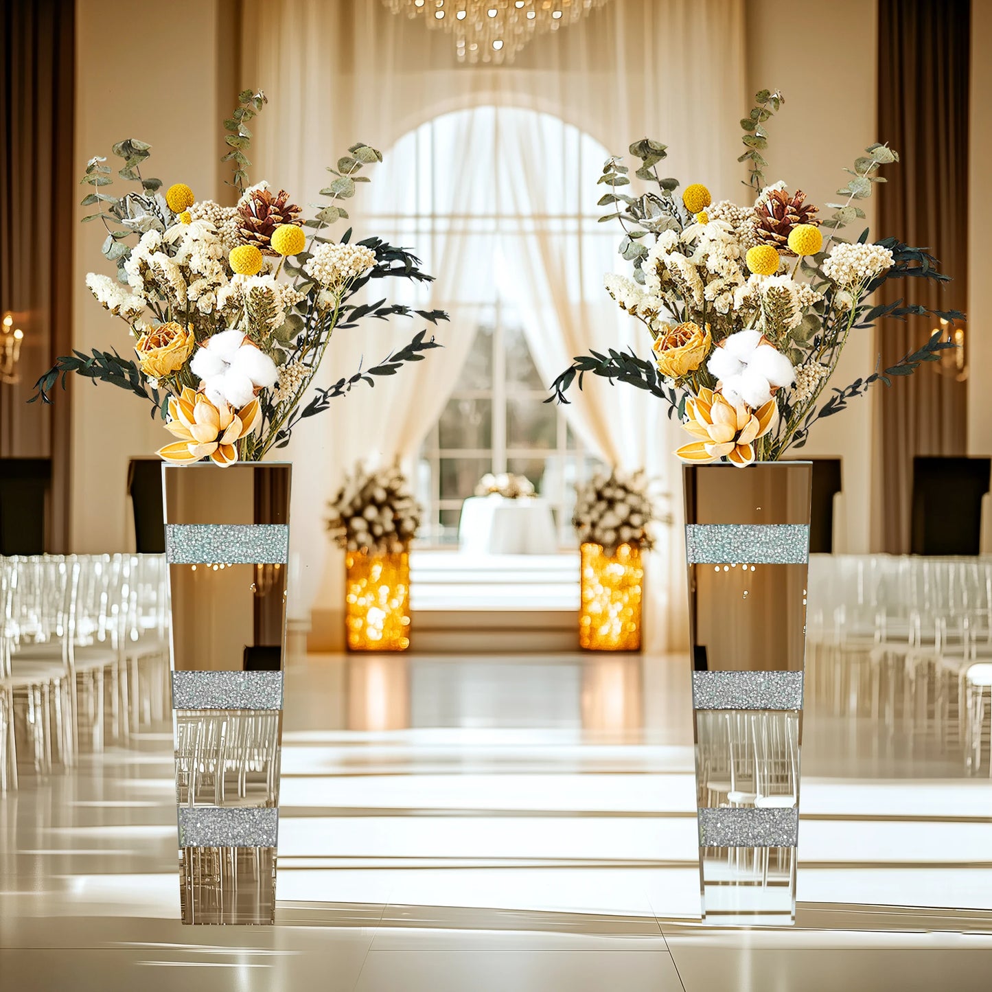 Tall Floor Mirror Vase