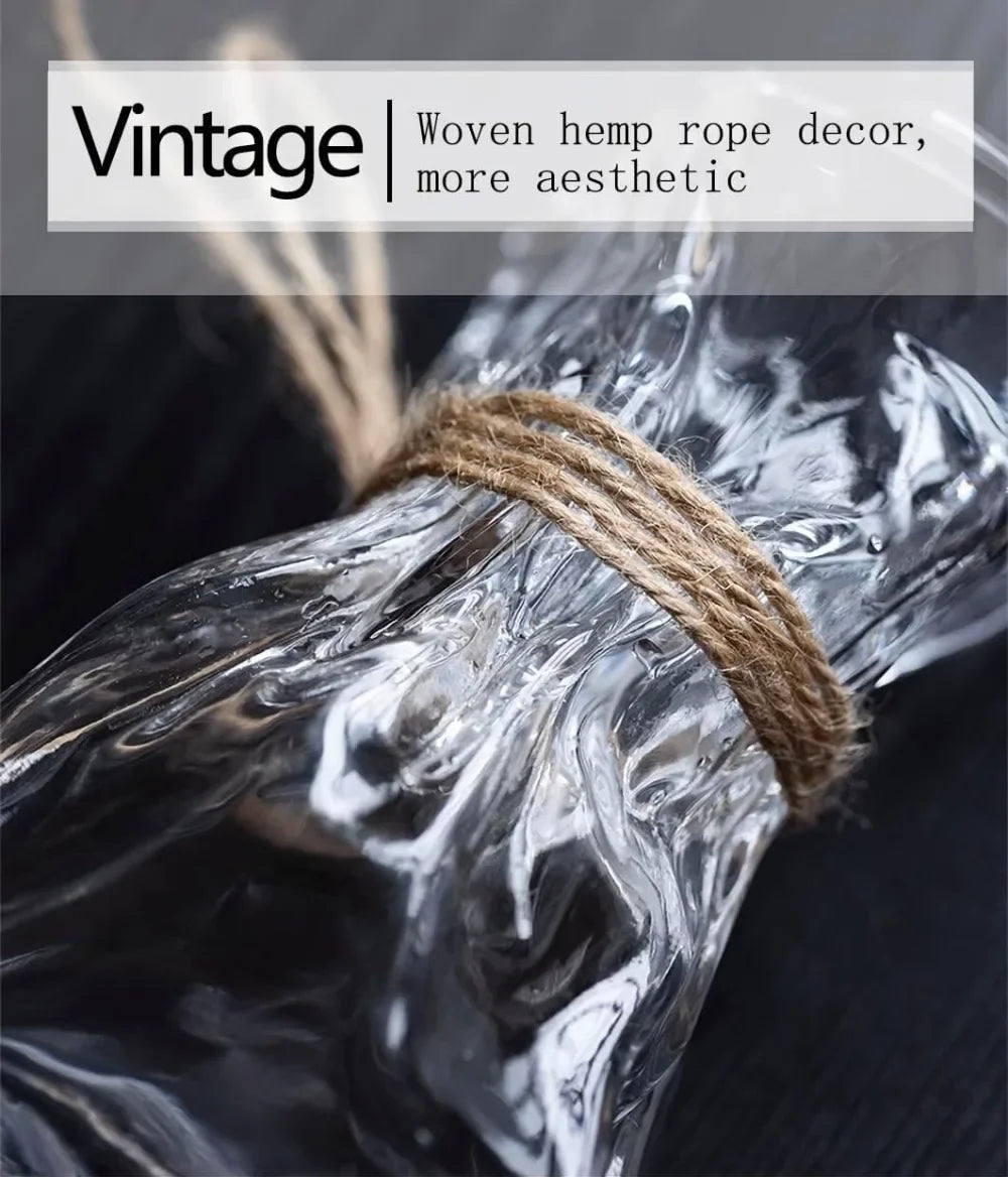 6 inch small glass vase