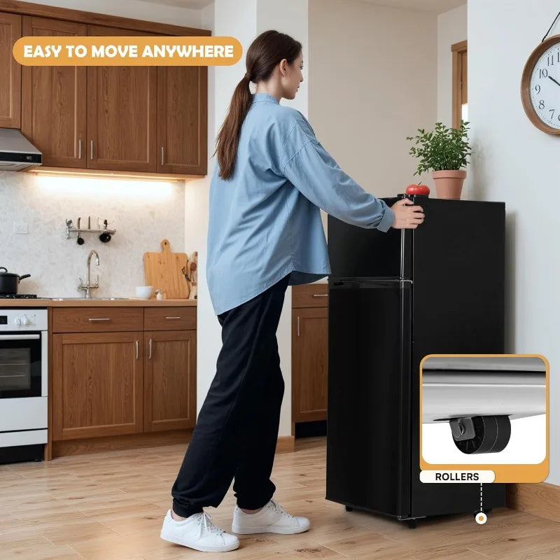 4.5 Cu. Ft Mini Fridge with Freezer