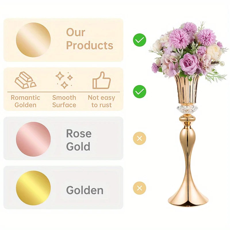 Crystal Flower Stand Sets