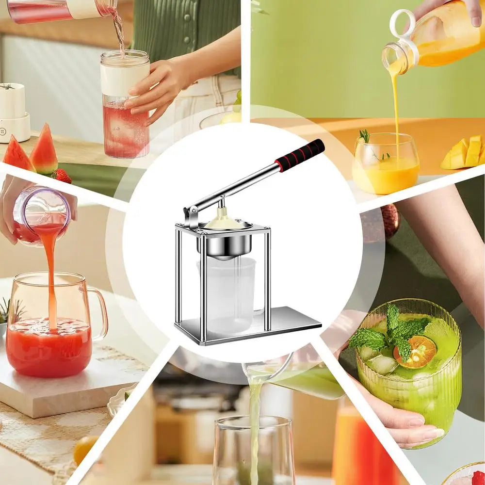Juice Squeezer Commercial Multi-Purpose Citrus Juicer Commercial Heavy Duty Hand Press Manual Orange Citrus Fruit Juice Squeezer