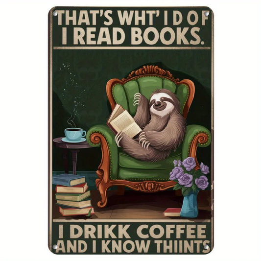 Vintage Iron Sign 8x12 Inch Antique Style with Grooved Design Craft Tool Supplies Perfect for Room Decoration