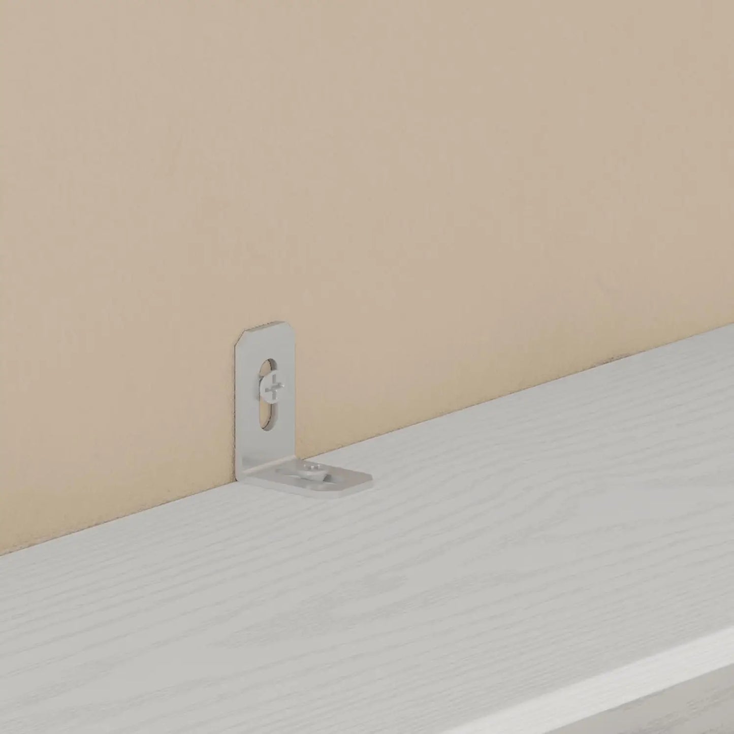 Corner Bookshelf with Baffles, Corner Bookcases 6 Tiers, Shelf Storage Rack for Living Room, Home Office