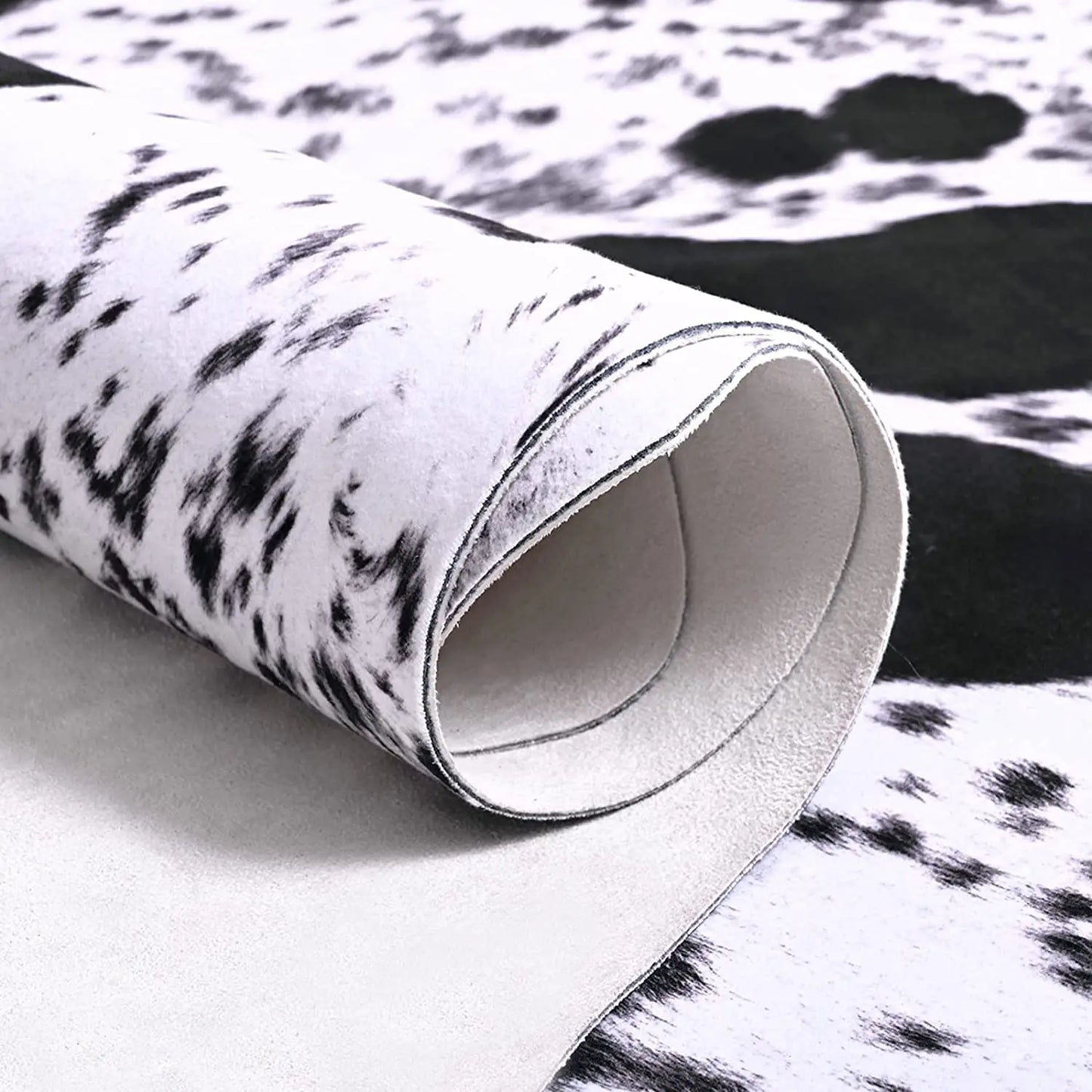 Animal Print Rug faux fur cowhide