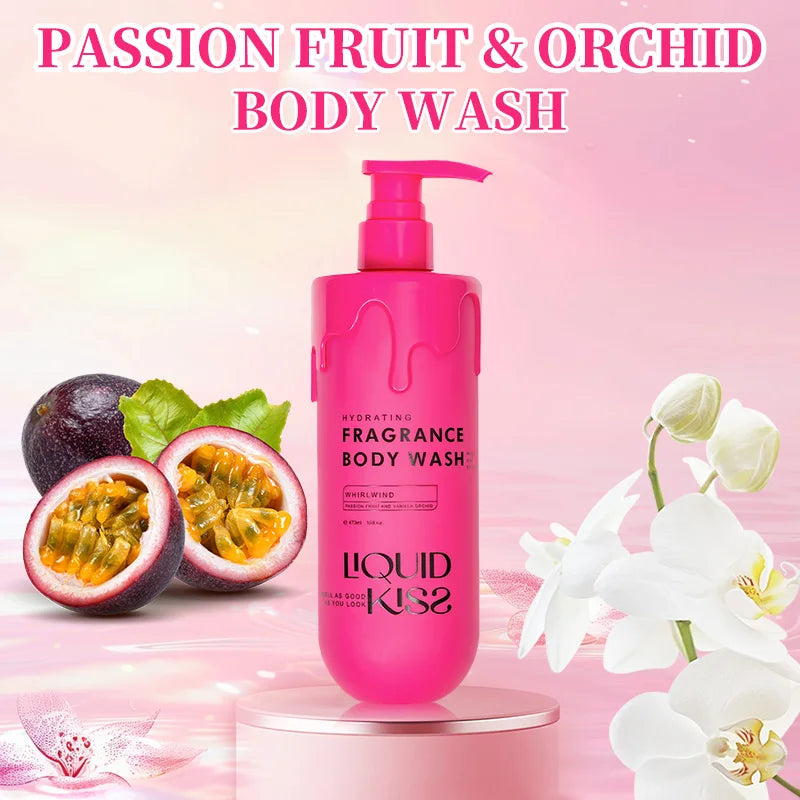 Body Wash for Women Oat Extract Moisturizing Shower Deep Moisture WHIRLWIND Fragrance Body Bath Shower Gel