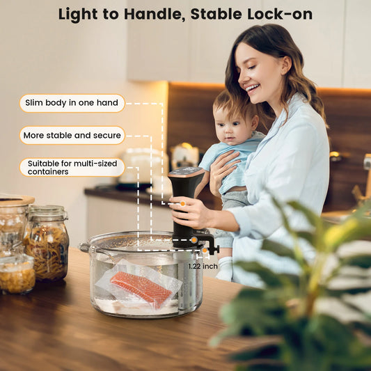 Slow Cooker IPX7 Waterproof  Versatile Cooking Food Preparation Appliance for kitchen