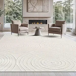 Geometric Modern  Circular Indoor Rugs